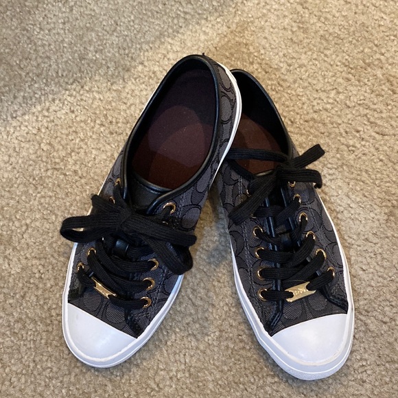 Coach Shoes - Coach tennis shoes black size 6